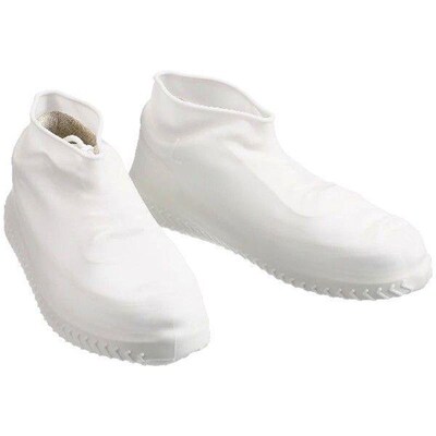 2 Pairs Waterproof Shoe Cover Silicone Covers Rain Boot