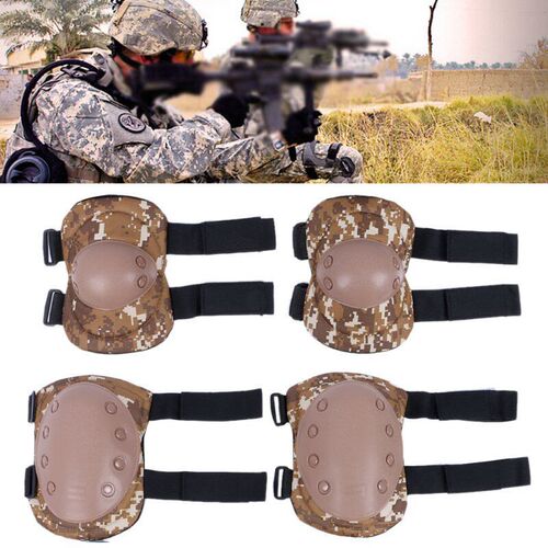 Tactical Combat Protective Knee Elbow Protector Pad Set Gear