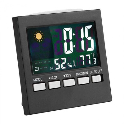 Alarm Clock Humidity Weather ation Display Teer Meter wi