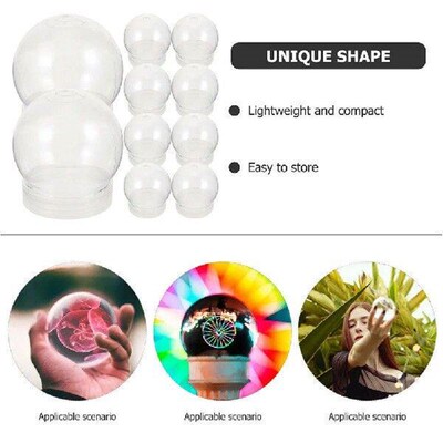 20 Pcs Inflatable DIY Snow Globe Child for Children Making