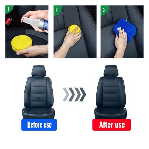 30ML Car Interior Decorative Wax Cleaner Agent Leather Dash