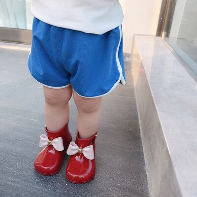 Mini Melissa Bowtie Girl Rain Boots 2019 New Melissa Girls J