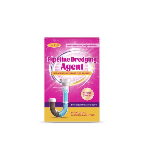 JUE FISH Drain Pipe Unblocker Powder - Effective for Clogs f