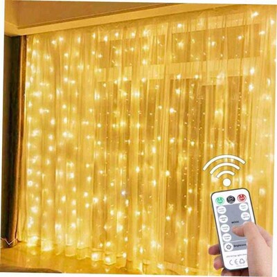 Valentines Day 3m Led Curtain Garland Fairy Lights Fest