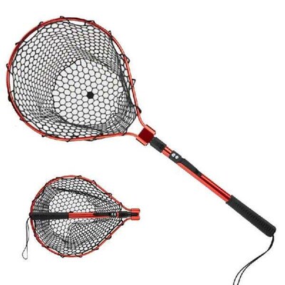 Telescoping Fishing Landing Net Folding Fishing Net With