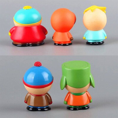 6cm 5PCS Set Southern Park Action Figure Toy Stan Eric Creat