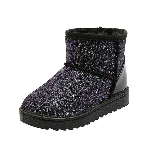 Childrens Snow Boots 2025 Boys And Girls Sequined Cotton Sh