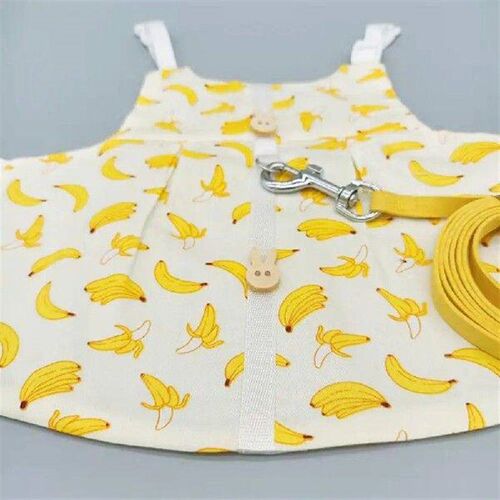 Rabbit Clothes  with Traction Rope   Small Pet Leash Vest