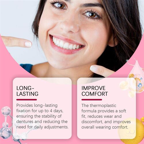 ORALHOE Denture Adhesive Enhances Comfort and Protects Gums