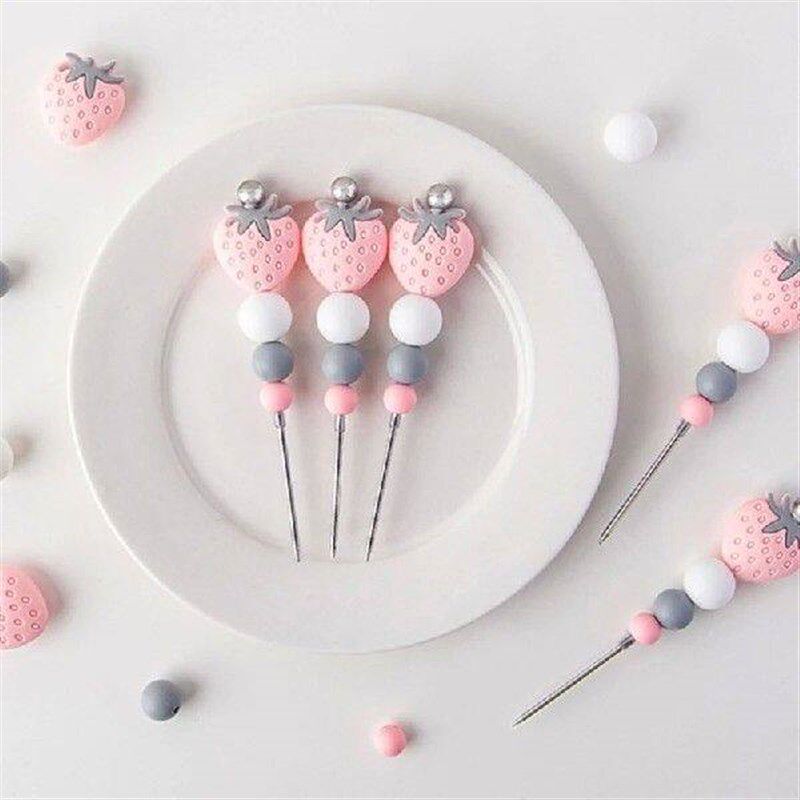 Biscuits Icing Pin Cookie Decoration Scriber Silicones - 实物图
