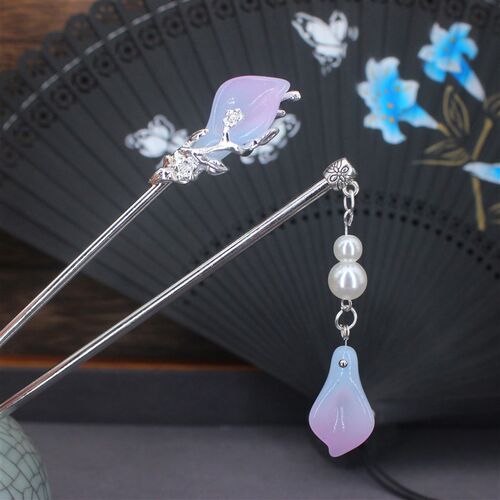 New Chinese Tassel Metal Hairpin Hair s Hanfu Flower Hair Ch