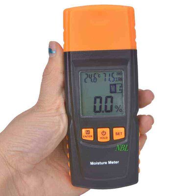 Digital LCD Display Wood Moisture Meter Gauge Humidity Teste