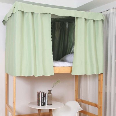 Shading Bed Curtain Large Dormitory Upper Bed Solid Color Do