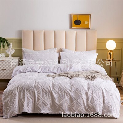 Bedding Home Textile Crafts Flower Cut Wavy Square Fish Tail