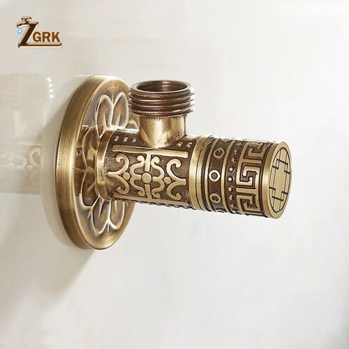 ZGRK Free Shipping  Brass Triangle valve Water control valv