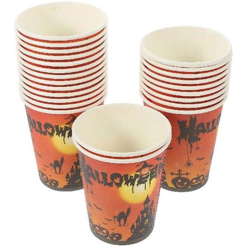 24 Pcs Halloween Party Paper Cups (24 Cups) One-time图片