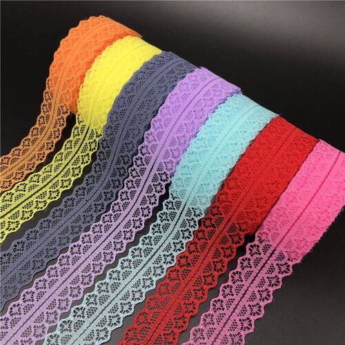10yards 30mm Lace Ribbon Trim Fabric DIY Embroidered Net Cor
