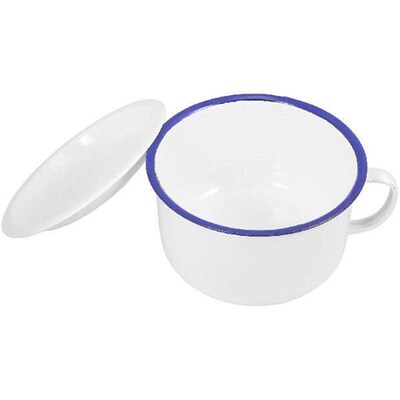 Enamel Instant Noodle Bowl Soup Mug Food Casserole Serving