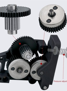 3d打印机配件硬化钢HGX-extruder尼龙挤出机和高品质齿轮组