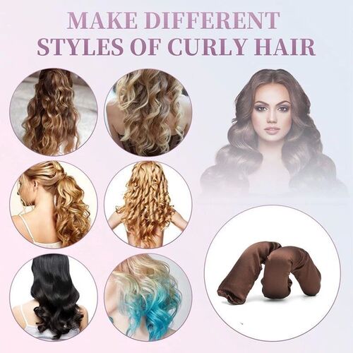 No Heat Curlers Heatless Overnight Blowout Rods SofWt Headba