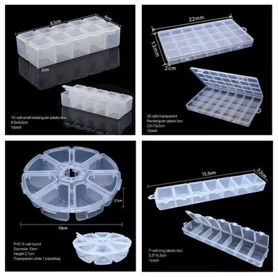 Compartments Fishing Tackle Box Plastic Waterproof Fishing E