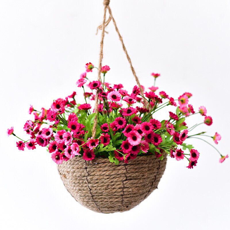 仿真花套装吊兰假花塑料花客厅装饰花阳台挂花吊篮吊顶垂吊花花篮