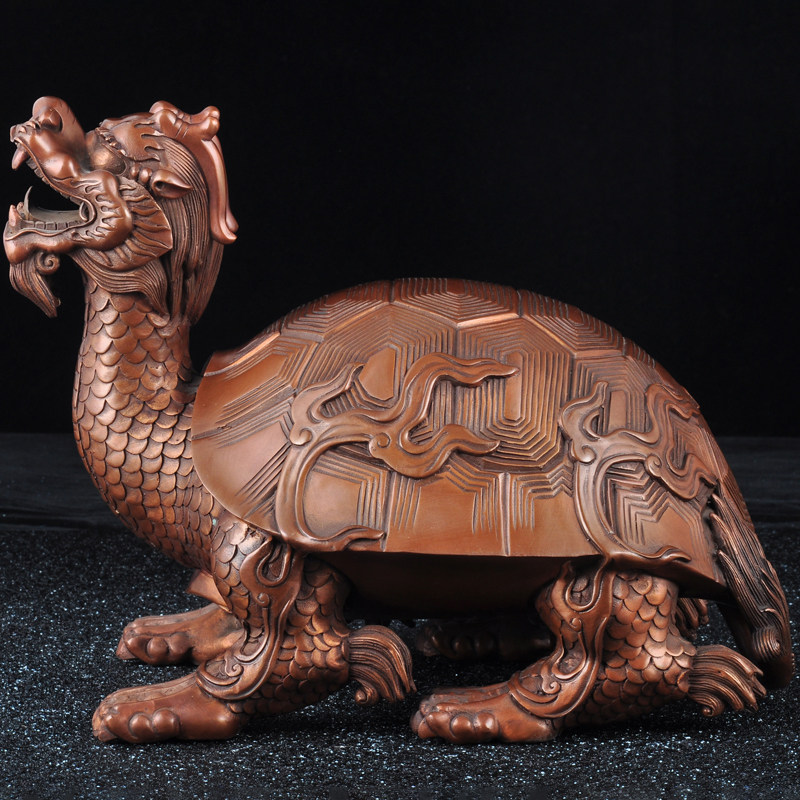 紫铜龙头龟摆件招财龙龟家居客厅酒柜办公室装饰摆设乔迁开业礼品,家居饰品,装饰摆件,淘宝优惠券,粉丝福利购,淘宝优惠卷