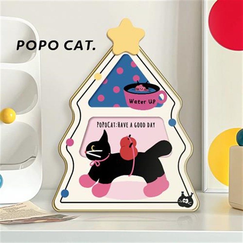 多巴胺猫咪卧室床头挂画创意客厅装饰画摆件电视柜玄关桌面摆画,家居饰品,现代装饰画,淘宝优惠券,粉丝福利购,淘宝优惠卷