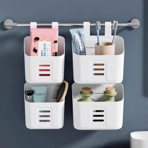 Wholesale plastic hanging storage baskets for kitchen and ba