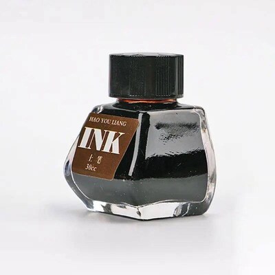 30ml Bottled Glass Smooth Writing Fountain Pen Ink Refill Sc
