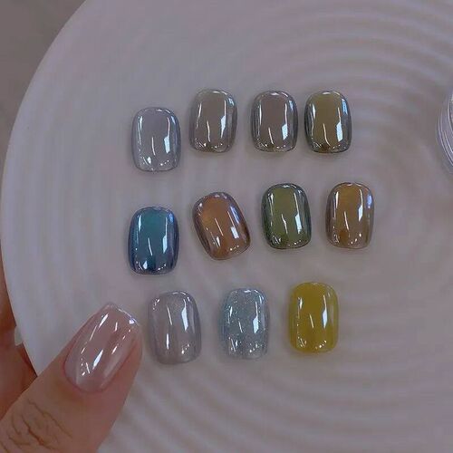 1jar Plating Aurora Chrome Nail Powder High-Gloss Moonlight