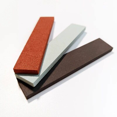 Aluminium oxide stone 3 pieces200# 400# 600#  deburring and