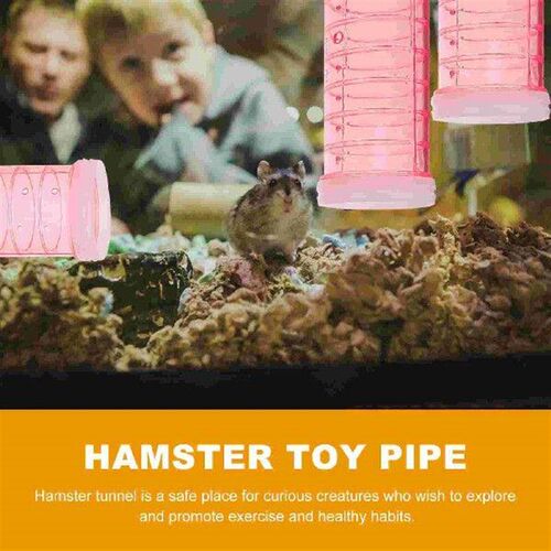 Hamster Tunnel DIY Labyrinth Pipes Guinea Pig Ends Animal