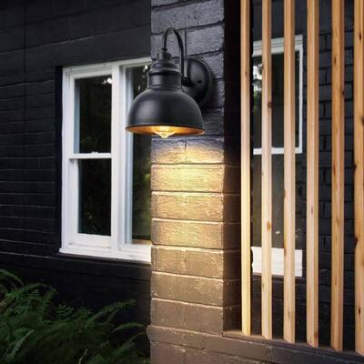 Industrial Outdoor Wall Sconce Vintage Iron 19cm Copper Colo