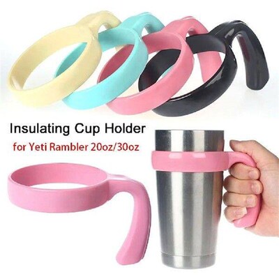 1Pcs Mug Base Tumbler Cup Handle 6 Color Bottle Accessory