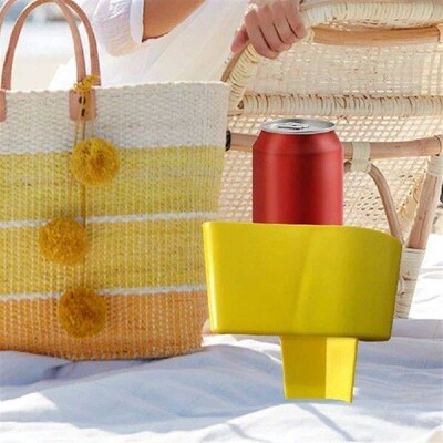 2Pcs Beverage Holder Multifunctional Drink Sand Coaster