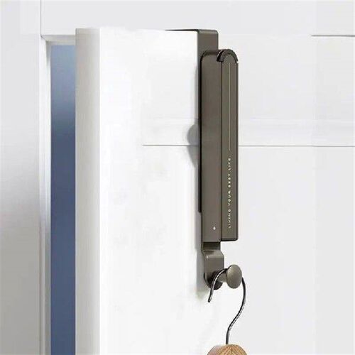 Folding Over The Door Hooks Home Bathroom Organizer Rack