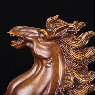 财运亨通马摆件生肖马白菜招财摆设家居装饰公司店铺乔迁开业礼品