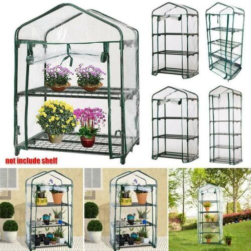 Home Courtyard Greenhouse PVC Cover Small Outdoor Garden Tra