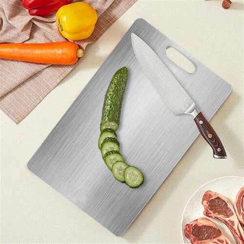 Stainless Steel Cutting Board Double Sided Chopping Board