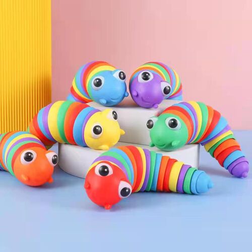 Colorful Slug Snail Seal Kawaii Transform Caterpillar Fidget