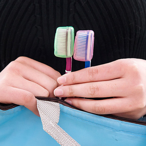 5Pcs/Lot Portable Toothbrush Head ver Case Travel Outdoor To