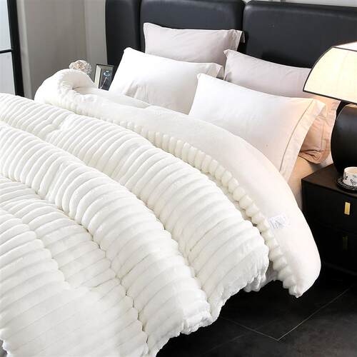 Warm fleece Duvet Blanket Insert Quilt Comforter Bedding