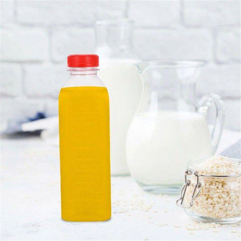 Clear Milk Bulk Containers Drink Bottle Juice Bottles Empty - 实物图