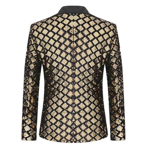 Mens shoulder collar suit, stage banquet host, party