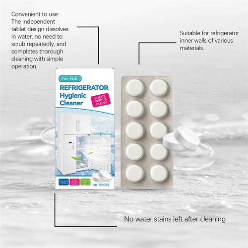 JUE FISH Refrigerator Cleaning Sheets - Household Cleaning S