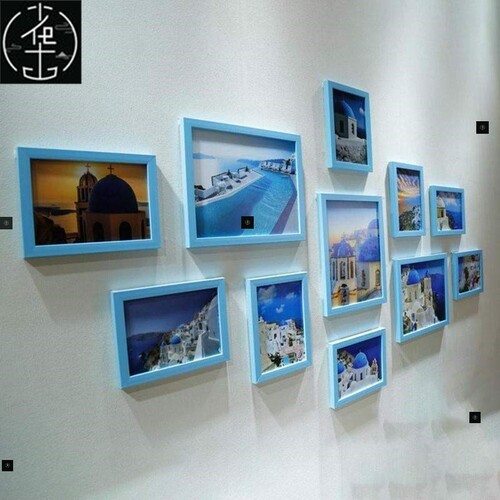 11pcs/Lot Wooden Multi Photo Frame Picture Frames Wall Hang