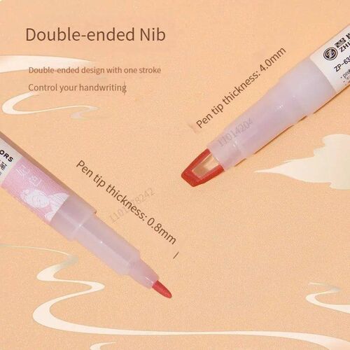 5pcs/set Double Tip Highlighter Pens Kawaii Colored Manga Ma
