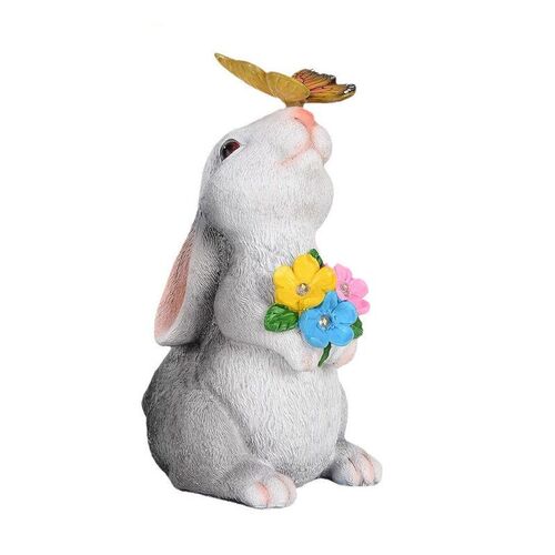 Outdoor rabbit shaped solar lamp garden decoration light
