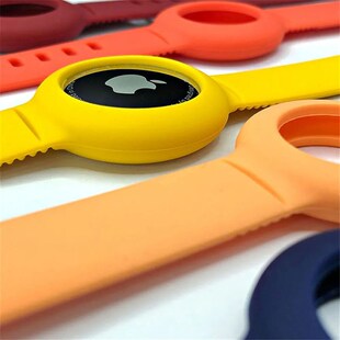 Air AirTags Scratch Anti Tag Strap Silicone Soft for Case
